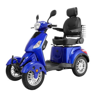 China Fashionable CE certification 500w four wheel older electric adult mobility scooter battery car moped for sale