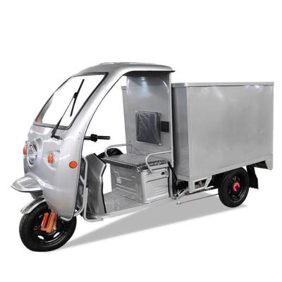 China Three Wheel Electric Trike 1000w Electric Tricycle Fully Enclosed Battery Car Vehicle Agricultural Express Box Heavy Duty Tricycle for sale