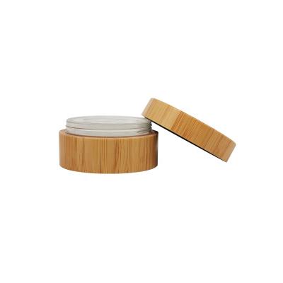 China Cosmetic Packaging 30g Bamboo Makeup Bamboo Powder Compact Eco - Friendly Cosmetic Container Bamboo for sale