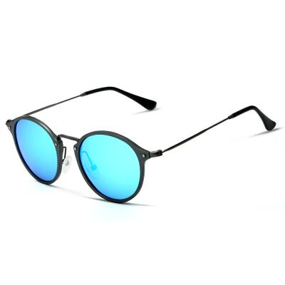 China Fashion Sunglasses Shape Unisex Sun Glasses TAC Len Women Polarized Coating Mirror Driving Round Sunglasses Men Polarisierte Sonnenbrille Eyewear for sale