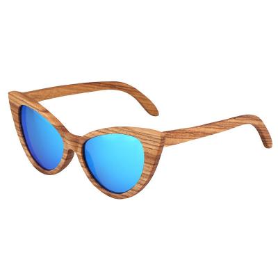 China Real polarized men's brand luxury zebra wood sunglasses frame custom logo sunglasses bamboo men's polarized sunglasses piiot uv400 lens for sale