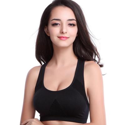 China Breathable M-XL Feeling Black White Orange Pink Workout Low Price Woman Sports Yoga Bra for sale