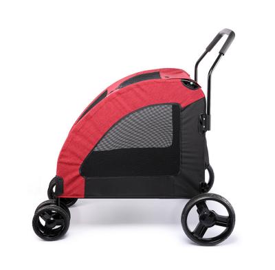 China Large Injury and Disability Dog Giant Pet Stroller Dog Pet Cart Viable Application The Stroller for sale