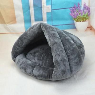 China New Design Winter Autumn Luxury Pet Sleeping Bag Viable Cat Dog Bed Tent for sale