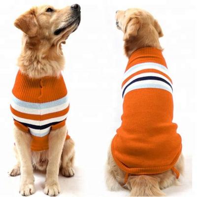 China Autumn British Style Dogs Sweaters New Sustainable Pet Clothing Winter Large Dog Apparel for sale