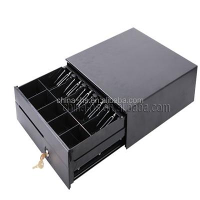 China Metal and plastic POS cash register cash drawer HS-408 for POS system with CE ROHS certificate for sale