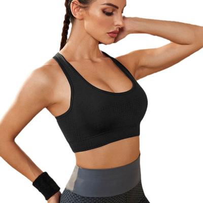 China Hot Selling One Piece Yoga Wear Fitness Bra Cross Straps New Design Sports Bra For Women Made In High Quality for sale