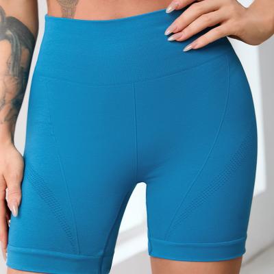 China Sports Breathable Seamless Shorts For Compression Women Workout High Waist Yoga Shorts Fitness Booty Tummy Control Running Gaiters for sale