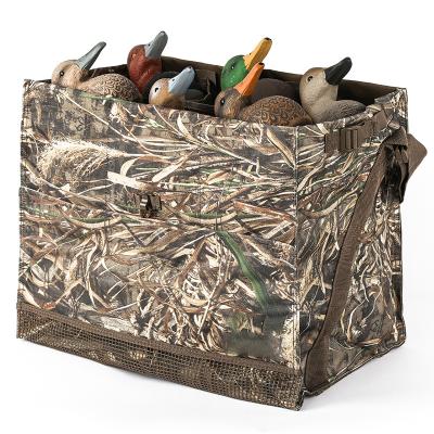 China Duck Foldable Large Capacity 6 Solt Canvas Duck Decoy Bag for sale