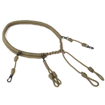 China Durable Outdoor Braided Hunting Paracord Duck Call Lanyard with Adjustable Buckles for sale