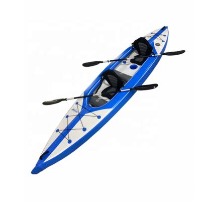 China NEW PATENT Men's ALUMEDAL 2023 Drop Stitch Tandem Inflatable Kayak Inflatable Kayak for sale