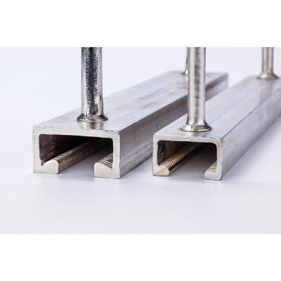 China Building Materials Metal Strut Steel Slotted Gutter C Channel Sizes for sale