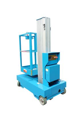 China Single Mast Self Propelled Work Platform , Mobile Elevated Platform For Indoor Maintenance for sale