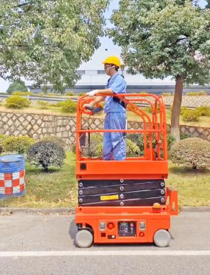 Chine Mini Scissor Lifts plate-forme de fonctionnement de 6 mètres pour la peinture à vendre