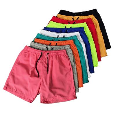 China Anti-wrinkle 2022 10 Colors Summer Mens Surf Board White Beach Shorts Mens Boardshorts Wholesale for sale