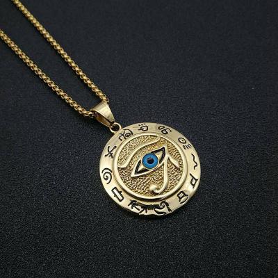 China New Trendy Jewelry Evil Eye Pendant Iced Out Pendants For Necklace Men for sale