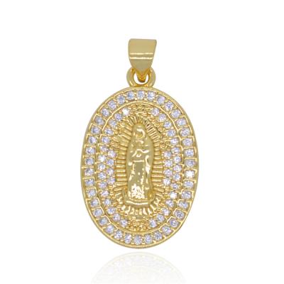 China Wholesale Custom Vintage FASHIONABLE Jesus Pendant Necklace Jewelry Zircon Pendant for sale