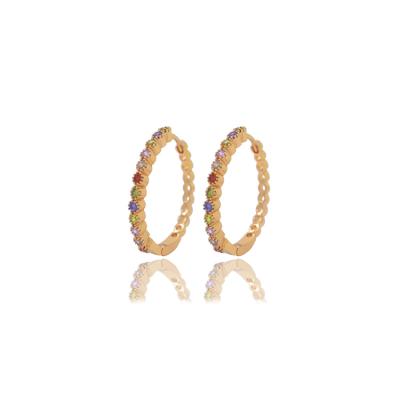 China Best Selling TRENDY Jewelry 18k Real Gold Plated Earring From Master Manufacturer for sale