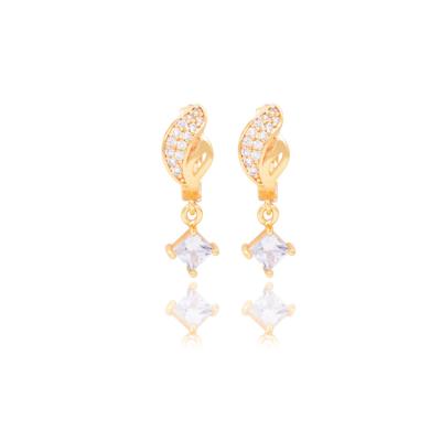 China Wholesale TRENDY Jewelry 18K Gold Plated Fashion Huggies Earring For Women Earring Jewelry for sale