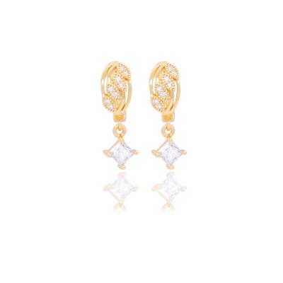 China Wholesale TRENDY Jewelry 18K Gold Plated Fashion Huggies Earring For Women Earring Jewelry for sale