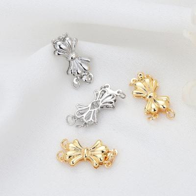 China TRENDY Bow Necklace Jewelry DIY Pendant Charm For Bracelet Making for sale