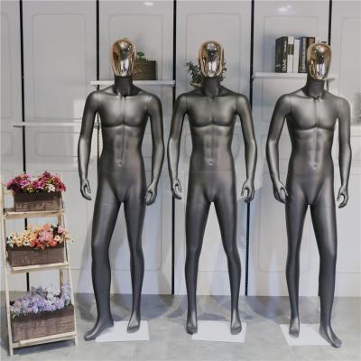 China Good Quality Realistic Model Plus Size Full Body Black Separable Male Mannequin Display for sale