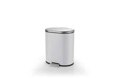 China 9L 347mm Height Stainless Steel Step Trash Can for sale