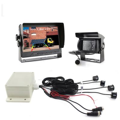 China 24V Waterproof 7 Inch 7 Inch Camera Truck Car Parking Sensor Backup System for sale