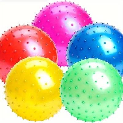 China Soft Tactile Sensory Balls for Toddlers - Inflatable Knobby Bouncy Massage Balls for Sports Playground and Home Use for sale