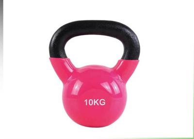 Chine Le gymnase Kettlebell de forme physique 10 kilogrammes de vinyle a plongé Kettlebells pour des séances d'entraînement de noyau à vendre