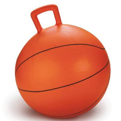 China Nicht giftiger Raum-Trichter-Ball-Basketball-aufblasbarer Spielzeug-Aufsetzer mit Griff zu verkaufen