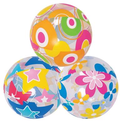 Chine Le ballon de plage clair de belle créature mignonne DE HAUTE QUALITÉ de la mer 3pcs impriment allègrement la BOULE de JOUET de PVC d'ENFANTS de ballon de plage à vendre