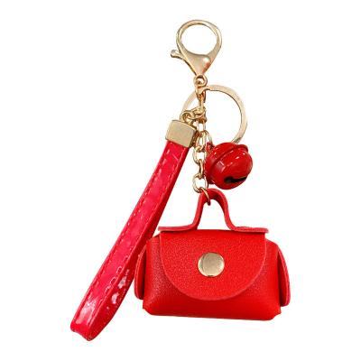 China New Small Bag E-87 Environmental Friendly Mini Coin Bag Accessories Fashion Leather Car Key Chain for sale