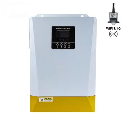 China High Frequency Pure Sine Wave 5KVA 5KW 48VDC 230VAC mppt solar inverter 565*380*190 for sale