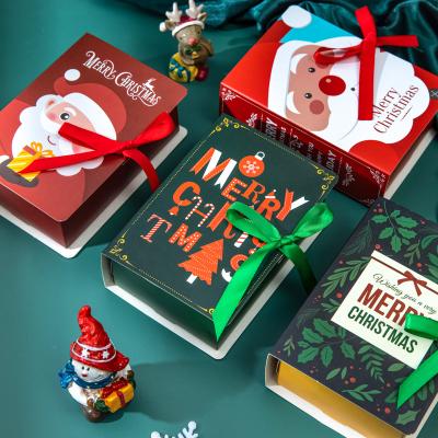 China Gift & Wholesale Craft Christmas Paper Box Candy Paper Gift Box Book Magic Christmas Paper Box for sale