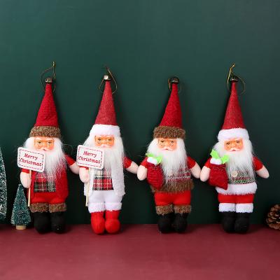 China 2021 Wholesale Christmas Tree Toy For Kids Festival Party Christmas Institut Santa Gift Christmas Doll Hanging for sale