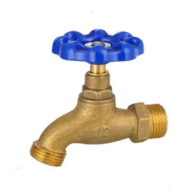 China China factory water bibcock faucet zero push brass pipe cock for sale