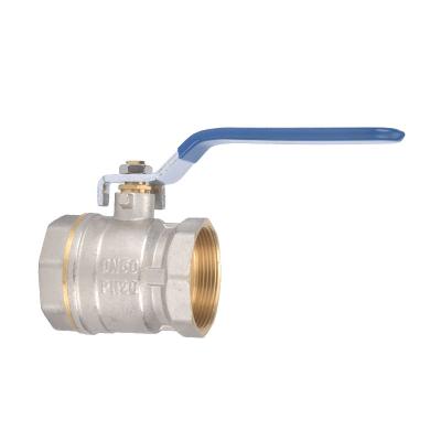 China JD-4022 General Weld Compression Nickel Plated Brass Ball Valve for sale