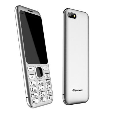 China Dual SIM Card 2.8inch Feature Phone With Middle Metal Frame And Plating Keypad WCDMA3G Super Slim Bar Mobile Phone From YINGTAI Production for sale