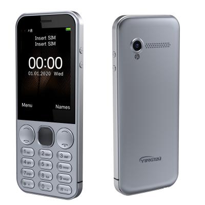 China Dual SIM Card Factory Price High Quality 2.8 Inch Slim Size Keypad Mobile Phone Metal Body Cellulares for sale