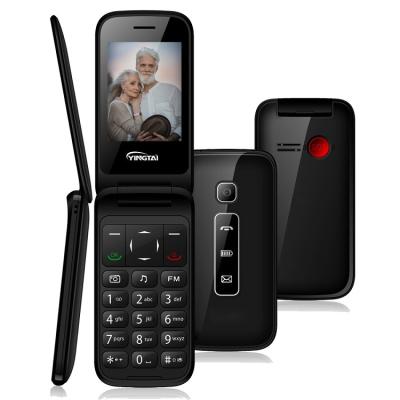 China OEM Dual SIM Card Wholesale Dual SIM Cards Cheap Price 2g GSM SOS Button Seniors Flip Phones Used Cell Phones for sale