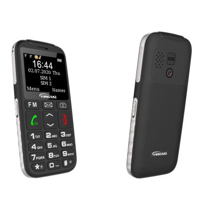 China Dual SIM Card Wholesale 2.2 Inch Dual Big Elders Phones 2g GSM Sim Cards SOS Button Elderly Bar Cell Phones for sale