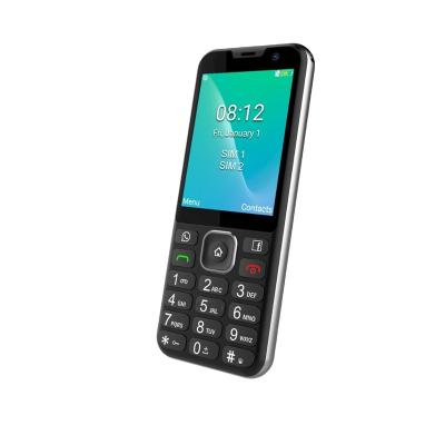 China Dual SIM Card 2.8inch 3g dual sim card telefon bar top screen mobile phones big bottom feature phone for sale