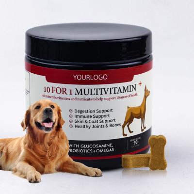 China Quality Sustainable Custom Dogs & Cat 50 Chews for-1 Delicious Soft Flavored Multivitamin & Mineral Pet Supplement for sale