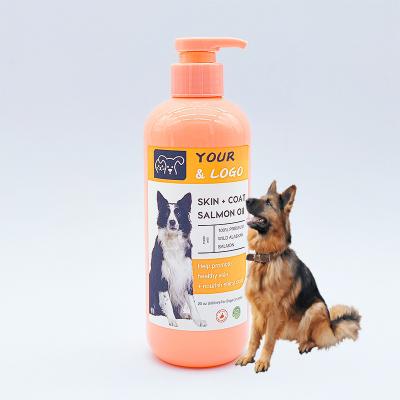 China Custom Professional Dogs Pet Health Supplements Omega-3 6 9 Salmon Supplement Dog Fish Oil Private Label for sale