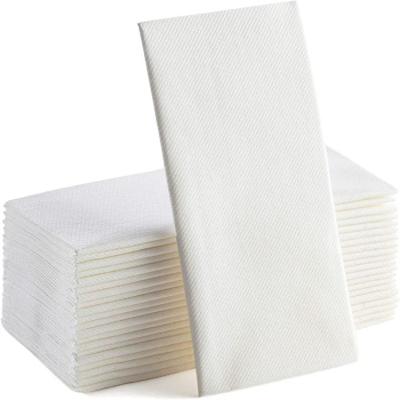 China White Linen-Feel Flat Towel 16