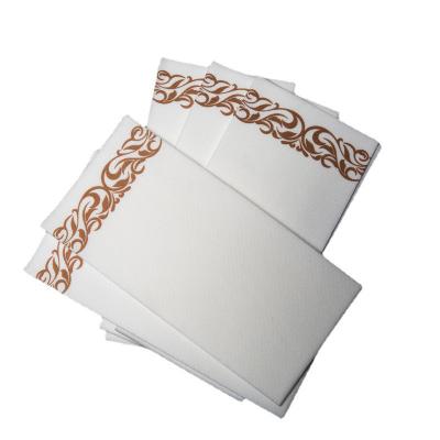 China Feel Disposable White Dinner Napkins Airlaid Linen Napkins Paper White Napkins for sale