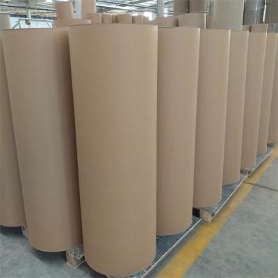 China Recycled Materials Brown Jumbo Roll 450 GSM Core Board For Making Core Paper Tube Paper Packaging for sale