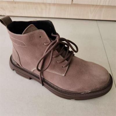 China Fashion Trend MD12292 Work Winter Lace Up Breathable Martin Boots For Men Round Toe Martin Boots Casual British Style for sale