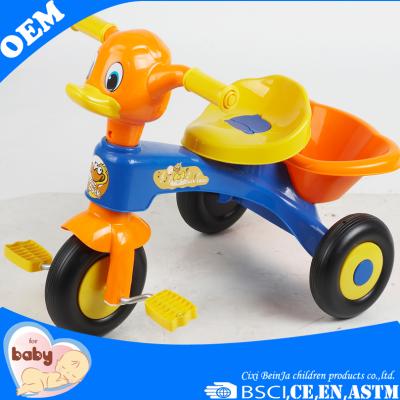 China China Supplier Eco-friendly Baby Ride On Toy Car Kids Tricycles Safety Metal Baby Plastic Tricycle for sale